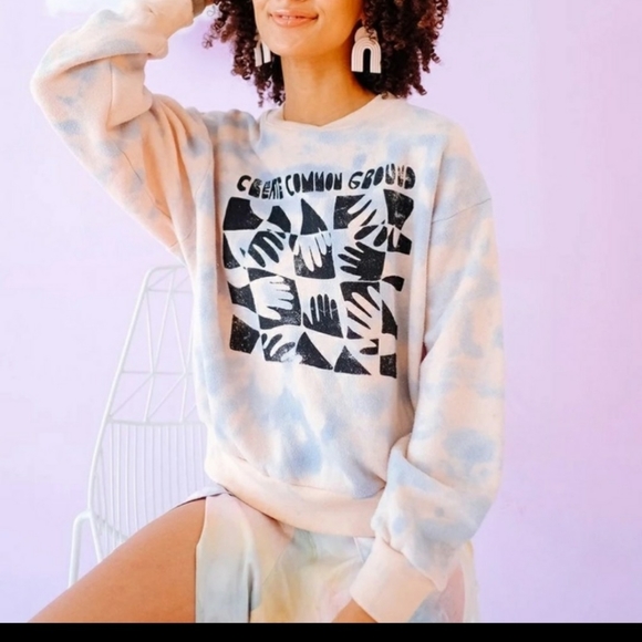 Dazey La Create Common Ground tie dye sweatshirt - Picture 1 of 4